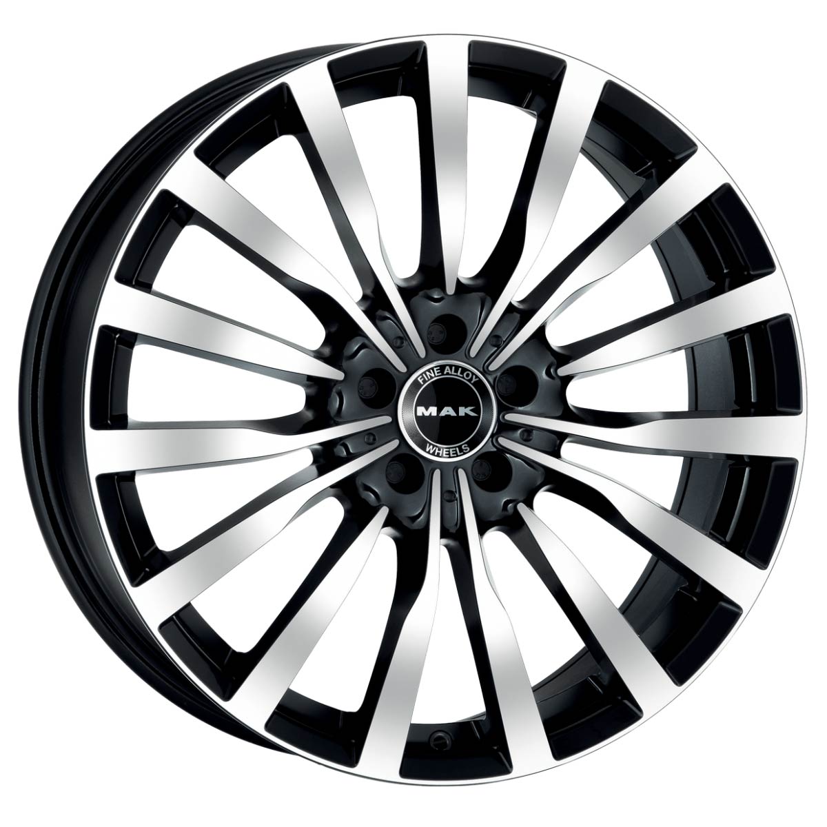 MAK Wheels KRONE Black Mirror 18x8 41 ET 5x130 84.1MM