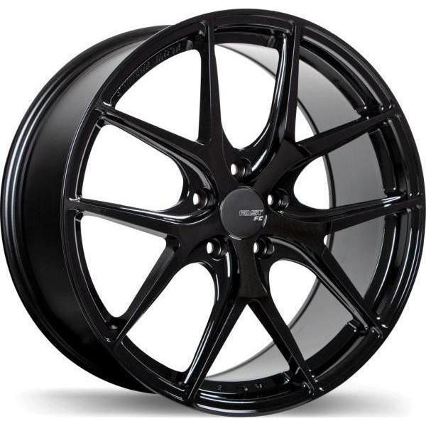 Fast Wheels FC04 Metallic Black (20"x8.5", 35 Offset, 5x120 Bolt Pattern, 72.6mm Center Bore)