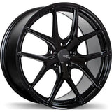 Fast Wheels FC04 Metallic Black (20"x8.5", 35 Offset, 5x120 Bolt Pattern, 72.6mm Center Bore)